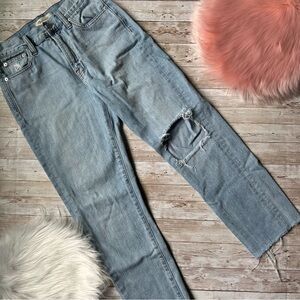 Madewell The Perfect Summer Jean size 25 Jeans | Destructed | Raw Hem